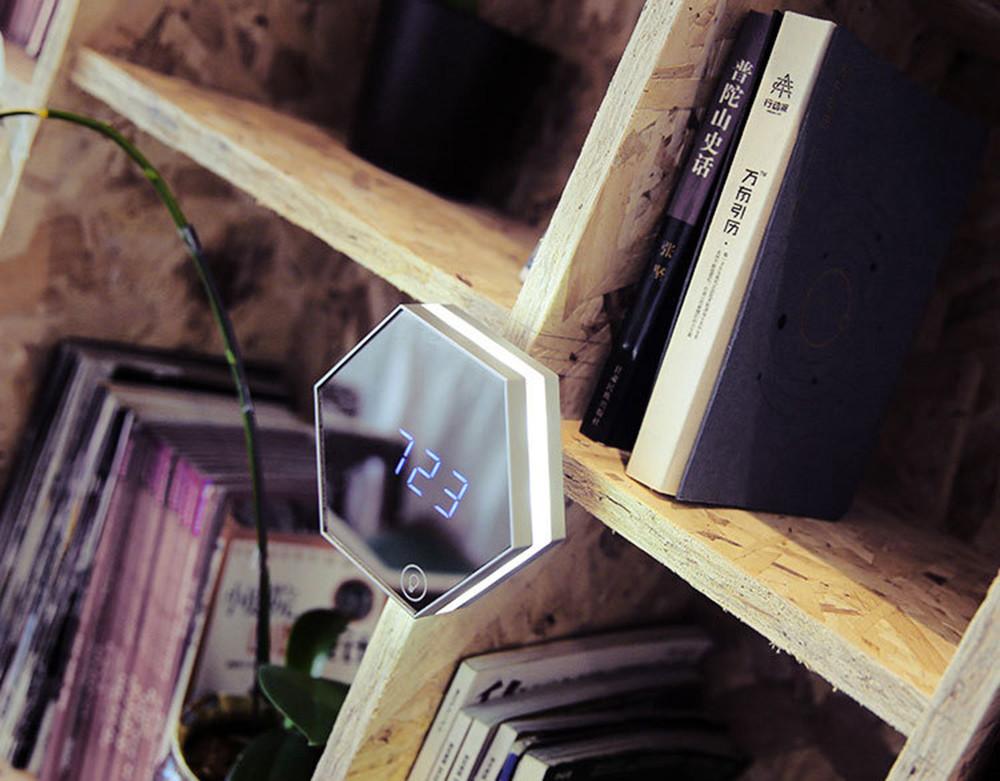 Riva – Mirror Alarm Clock with LED Light