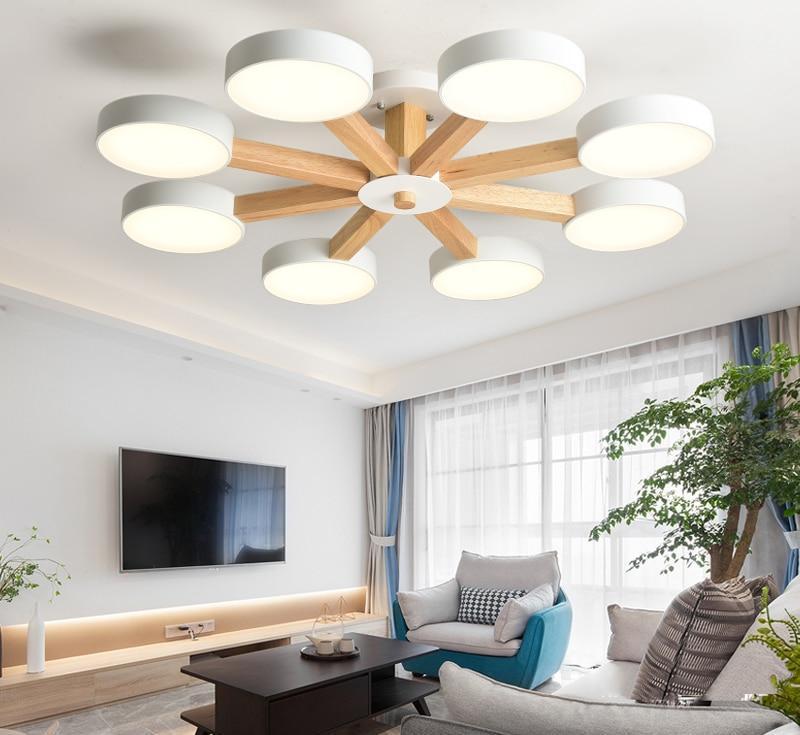 Heron – Fanned Multi-Arm Acrylic Shade Chandelier