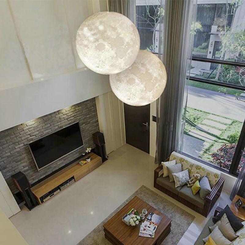 Pendle – 3D Moon Surface Hanging Globe Light
