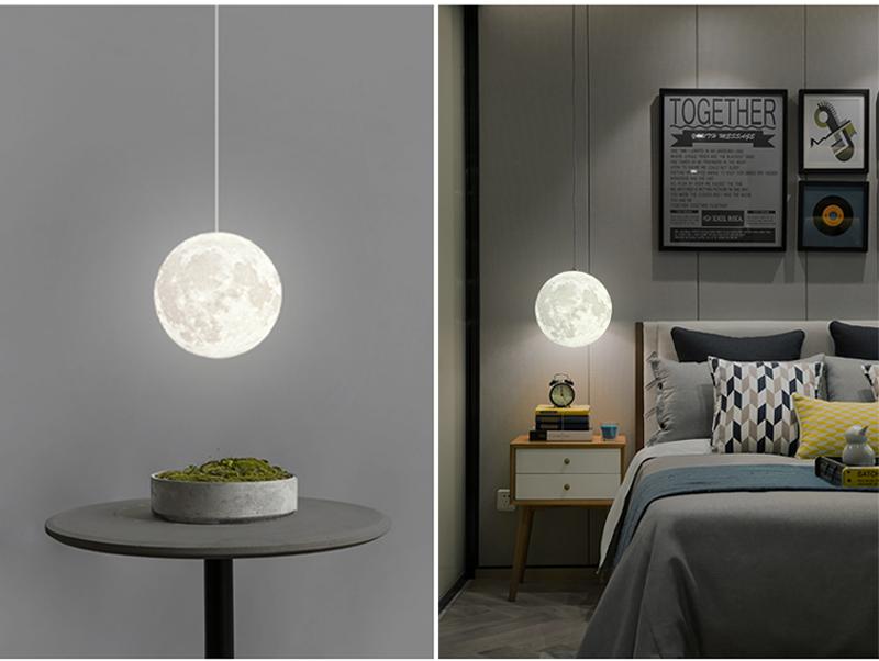 Pendle – 3D Moon Surface Hanging Globe Light
