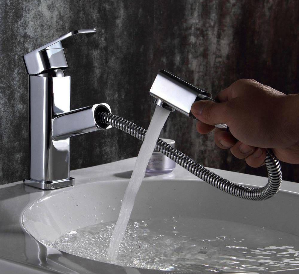 Anchorage – Pull-Out Hose Chrome Basin Tap