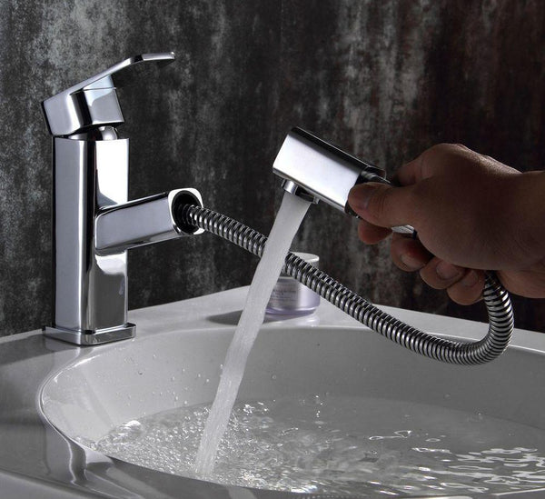 Anchorage – Pull-Out Hose Chrome Basin Tap