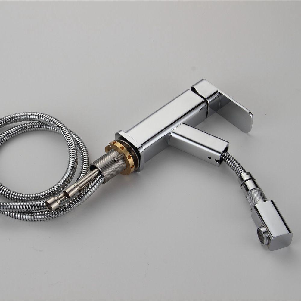 Anchorage – Pull-Out Hose Chrome Basin Tap