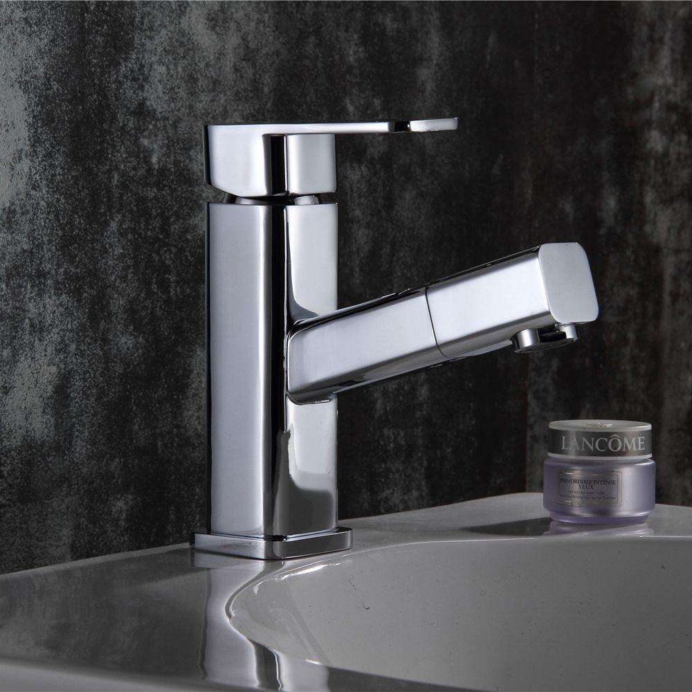 Anchorage – Pull-Out Hose Chrome Basin Tap