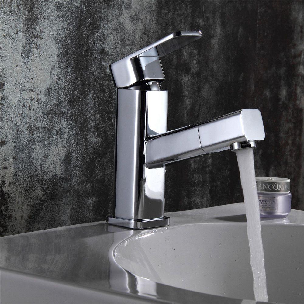 Anchorage – Pull-Out Hose Chrome Basin Tap