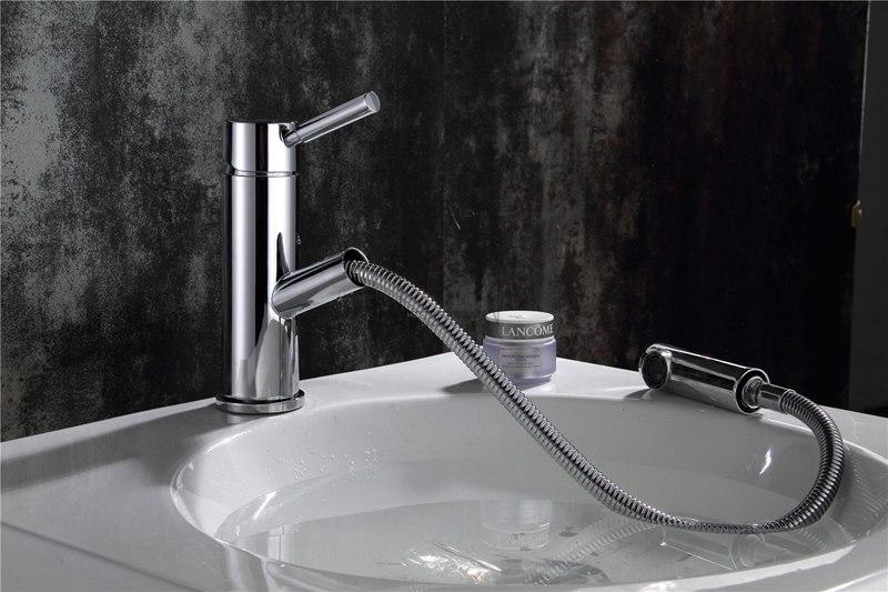 Anchorage – Pull-Out Hose Chrome Basin Tap