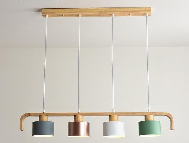 Tansley – Iron & Wood Cluster Pendant Light