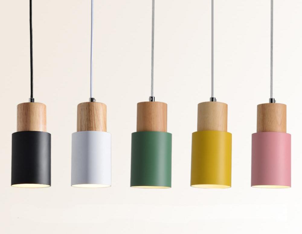 Winslow – Slim Wooden-Top Mini Pendant Light