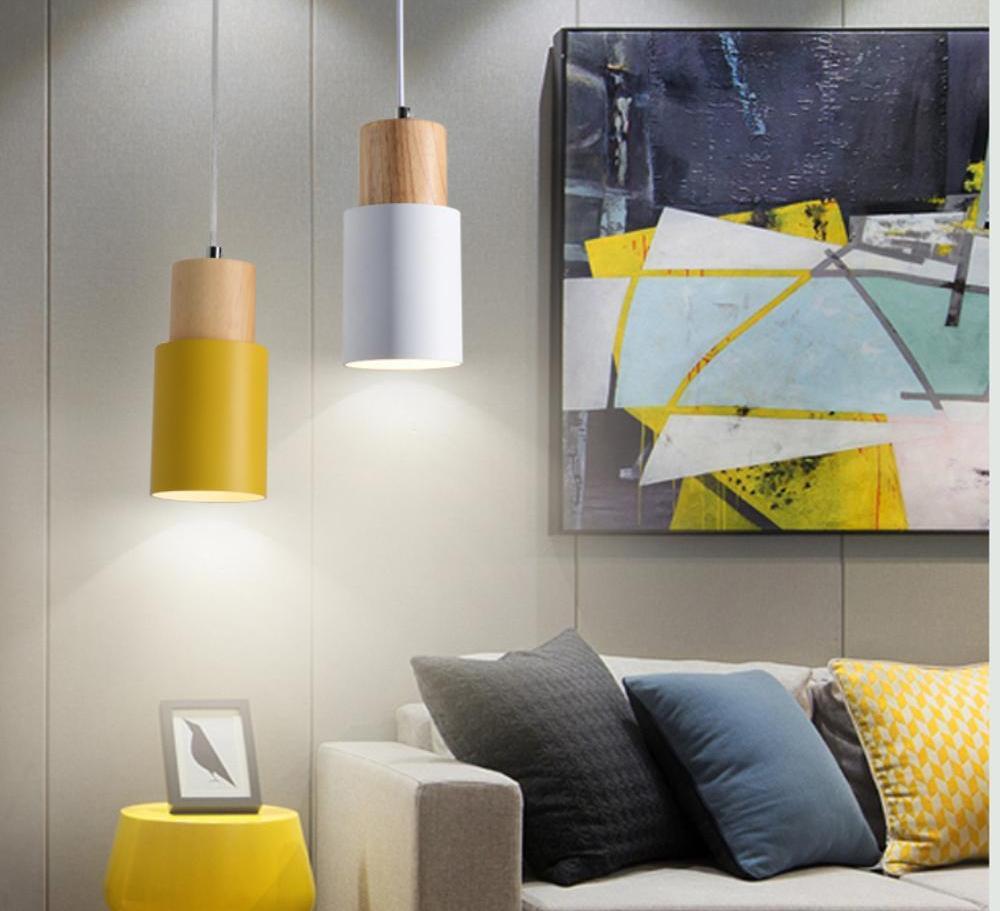 Winslow – Slim Wooden-Top Mini Pendant Light