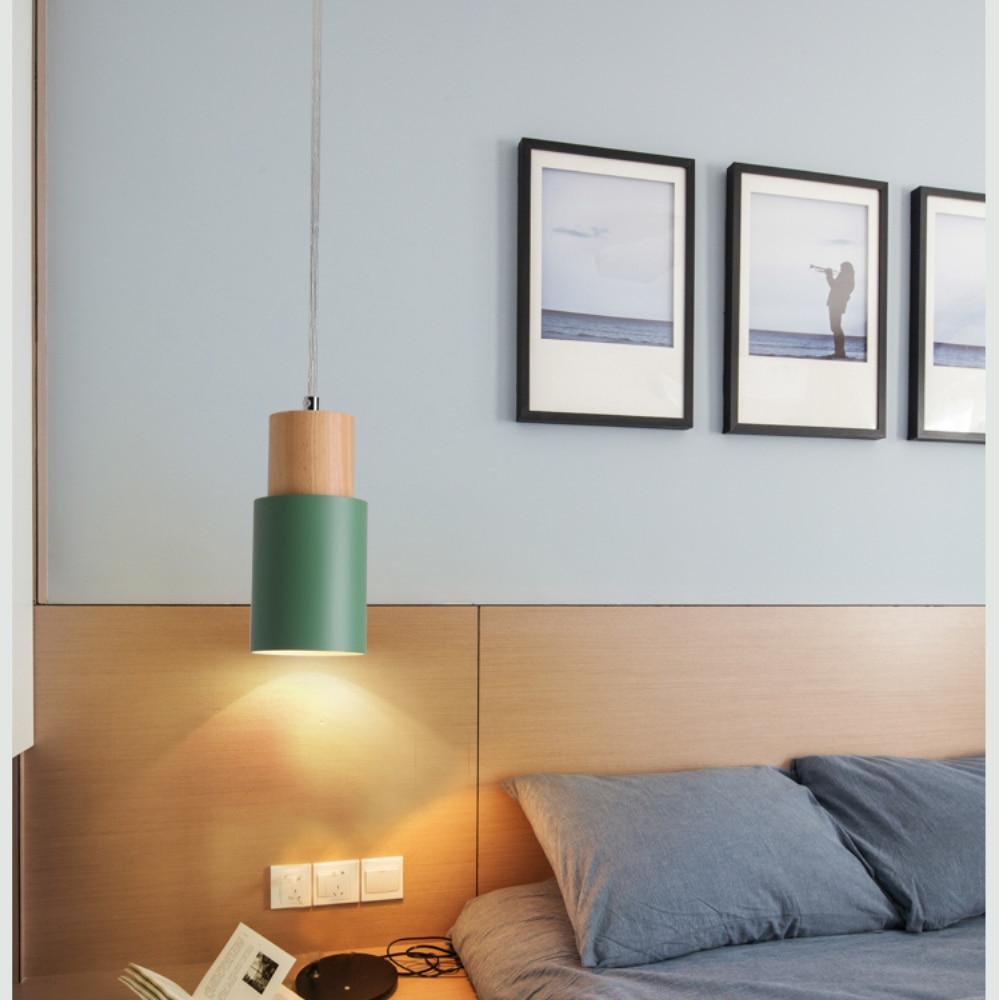 Winslow – Slim Wooden-Top Mini Pendant Light