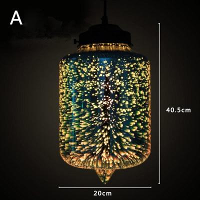 Stellamar – Starlit Glass Stone Pendant Light