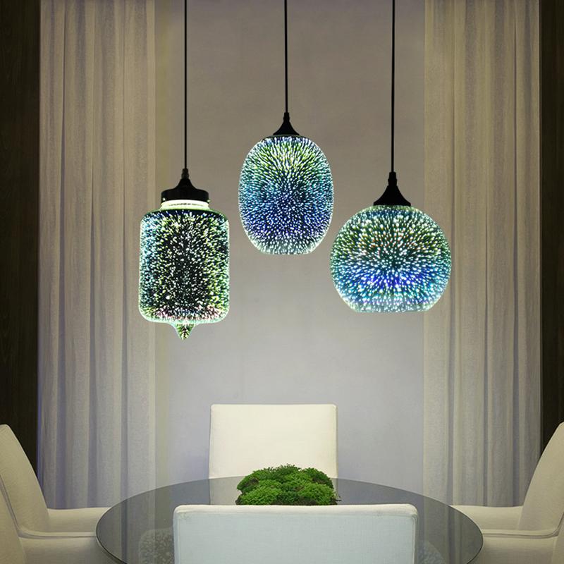 Stellamar – Starlit Glass Stone Pendant Light