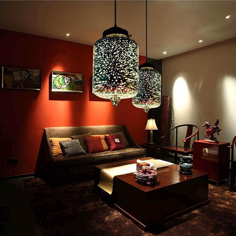 Stellamar – Starlit Glass Stone Pendant Light