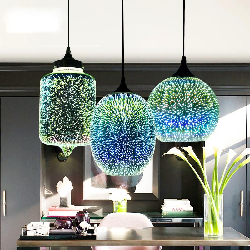 Stellamar – Starlit Glass Stone Pendant Light