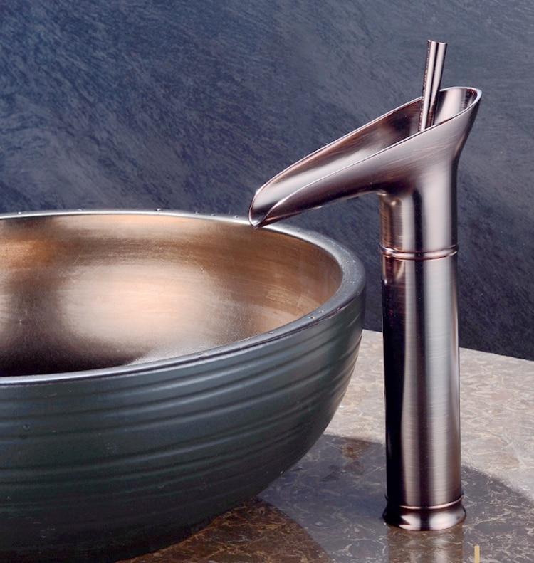 Ashby – Brass Waterfall Basin Mixer Tap