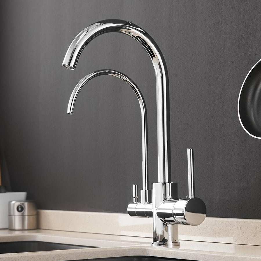 Larkspur – Deck Mount Dual-Spout Kitchen Tap