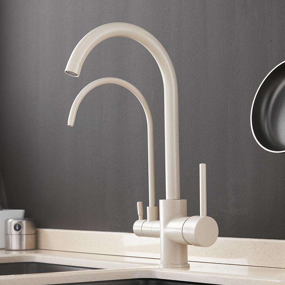 Larkspur – Deck Mount Dual-Spout Kitchen Tap