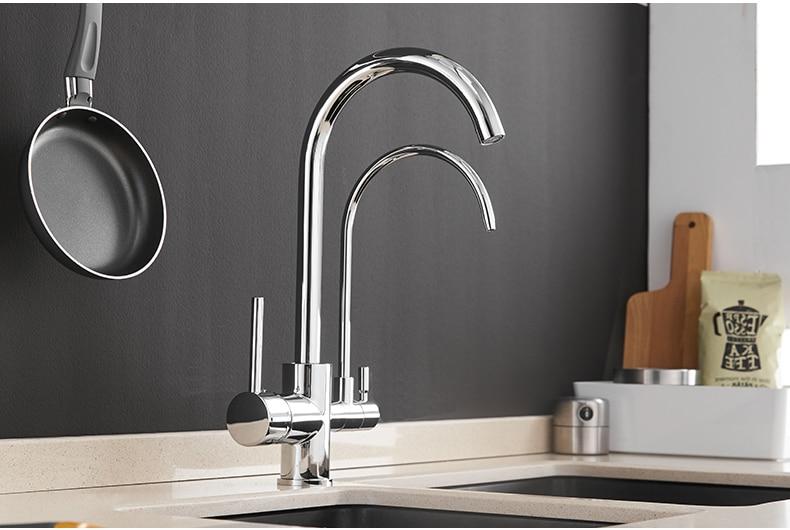 Larkspur – Deck Mount Dual-Spout Kitchen Tap