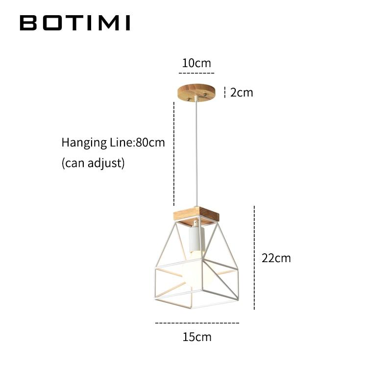 Corbel – Industrial Wood & Iron Cage Pendant