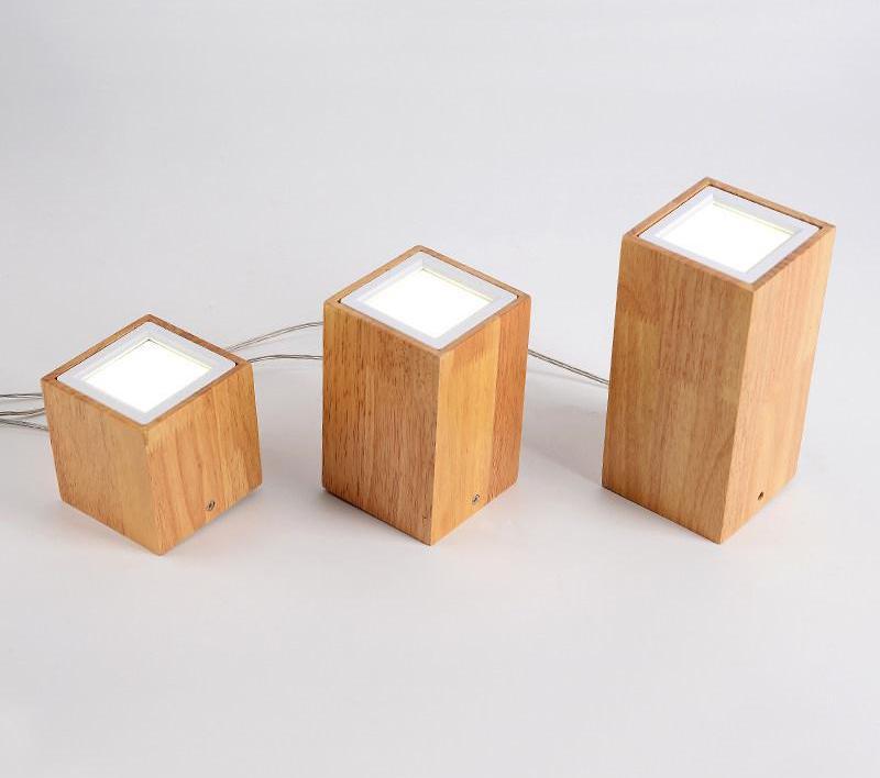 Birchmoor – Wood and Glass LED Ceiling Light