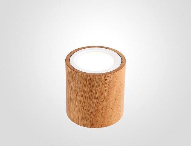 Birchmoor – Wood and Glass LED Ceiling Light