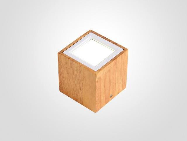 Birchmoor – Wood and Glass LED Ceiling Light