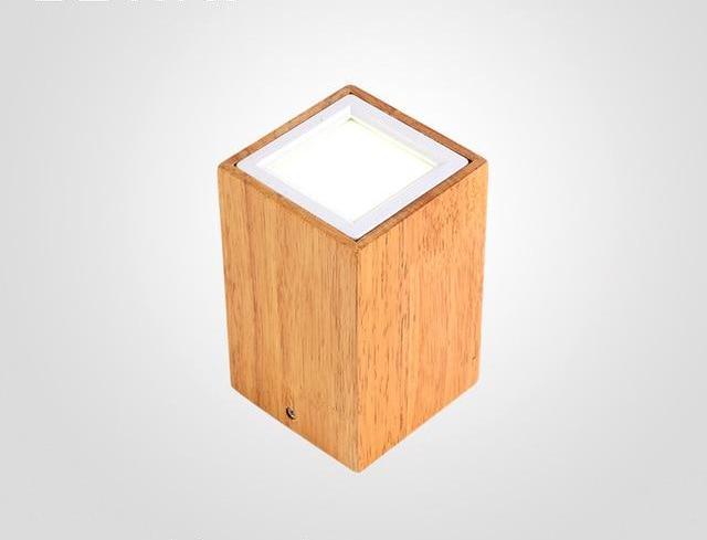 Birchmoor – Wood and Glass LED Ceiling Light