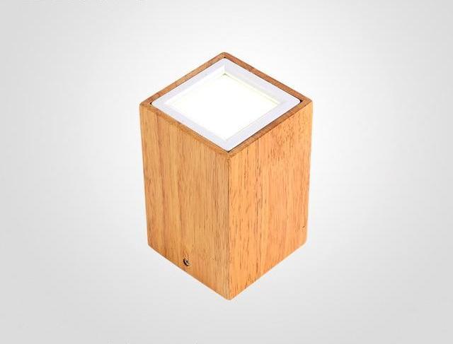 Birchmoor – Wood and Glass LED Ceiling Light