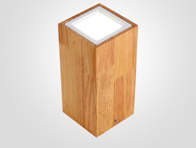 Birchmoor – Wood and Glass LED Ceiling Light