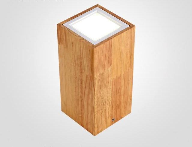 Birchmoor – Wood and Glass LED Ceiling Light