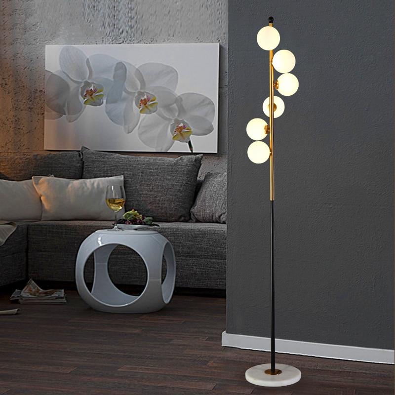 Lisbon – Frosted Glass Brushed Nickel Floor Lamp