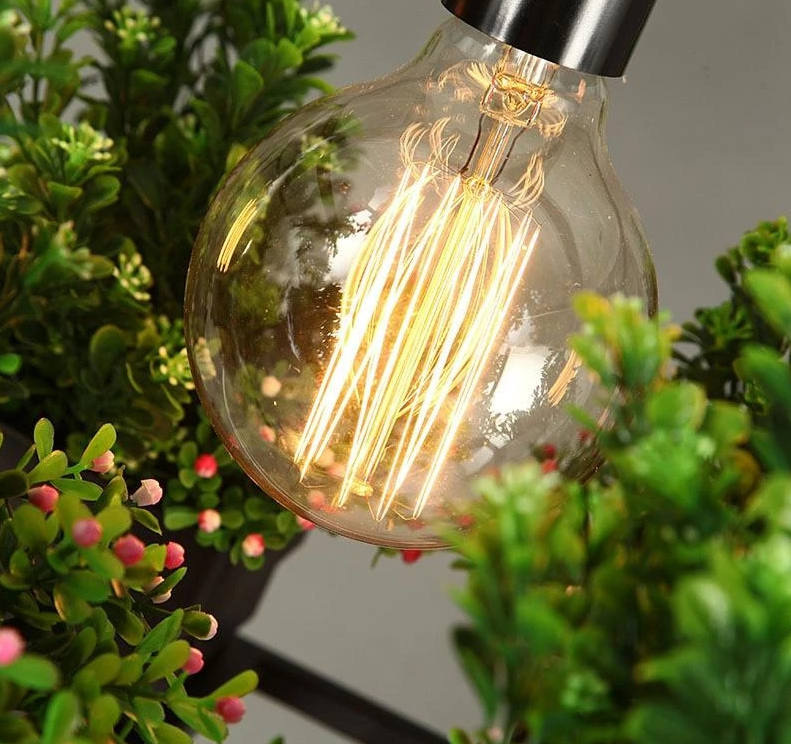 Greenhaven – Iron Frame Planter Chandelier