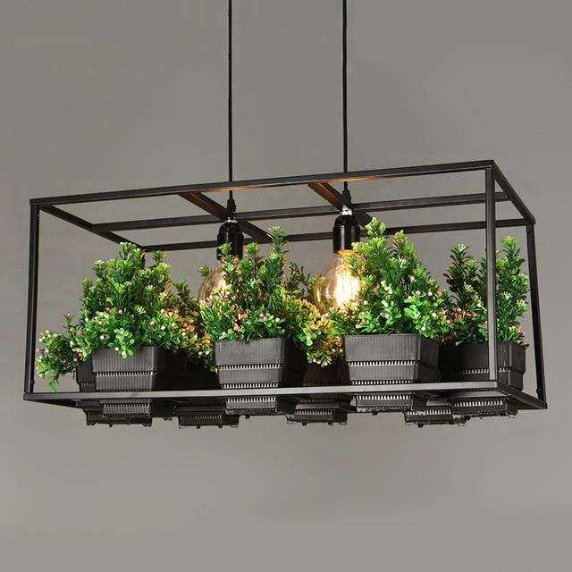 Greenhaven – Iron Frame Planter Chandelier