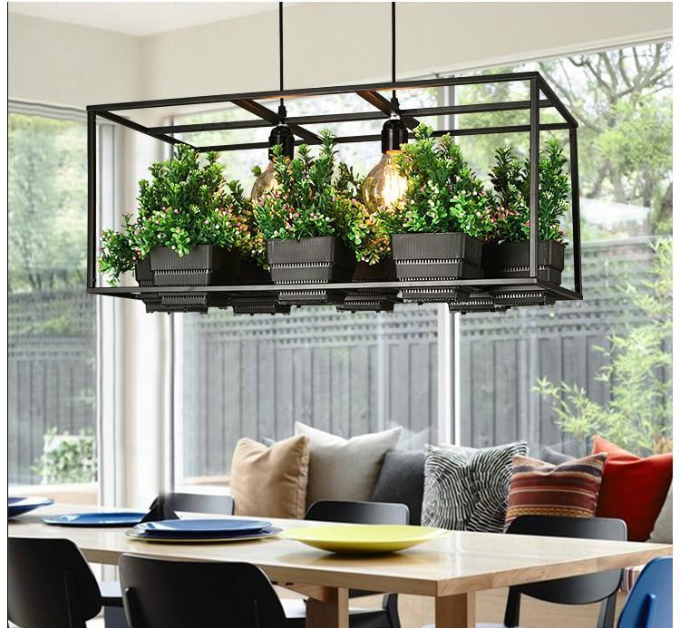 Greenhaven – Iron Frame Planter Chandelier