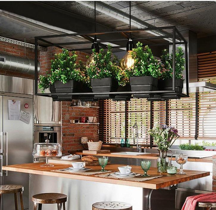 Greenhaven – Iron Frame Planter Chandelier