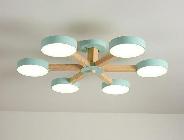 Heron – Fanned Multi-Arm Acrylic Shade Chandelier