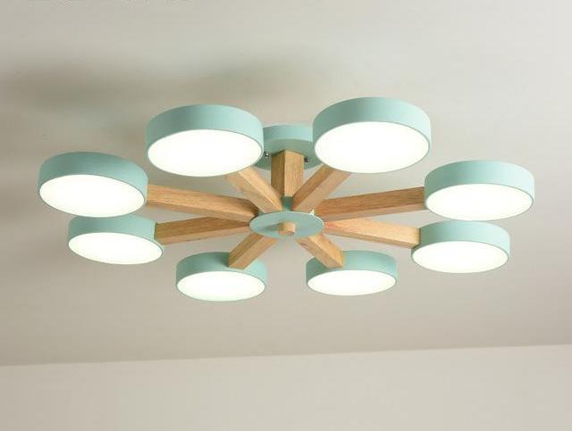 Heron – Fanned Multi-Arm Acrylic Shade Chandelier