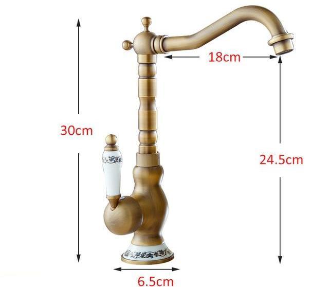 Heritage Quay – Single Lever Brass Basin Tap