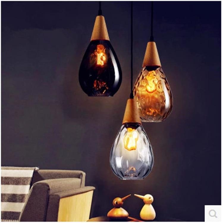 Shizuku – Dimpled Glass Drop Pendant Light