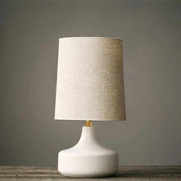Maple – Iron and Fabric Shade Desk Lamp