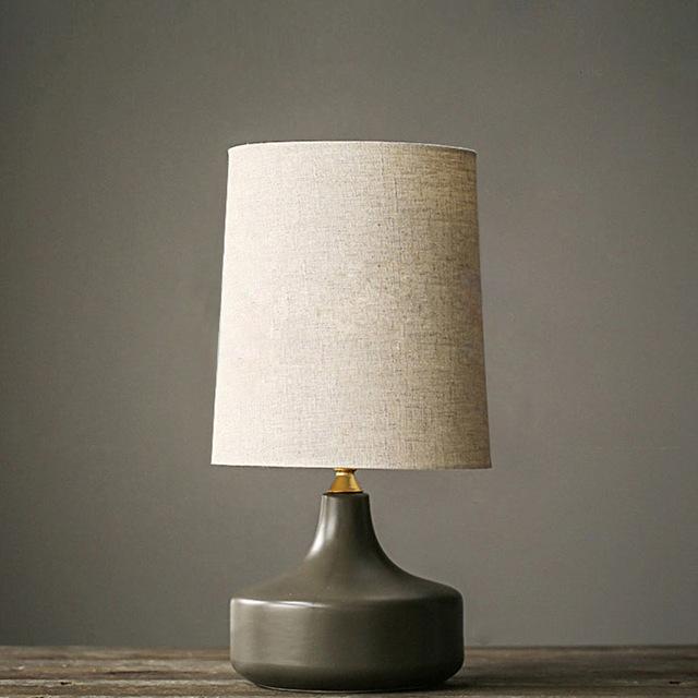 Maple – Iron and Fabric Shade Desk Lamp