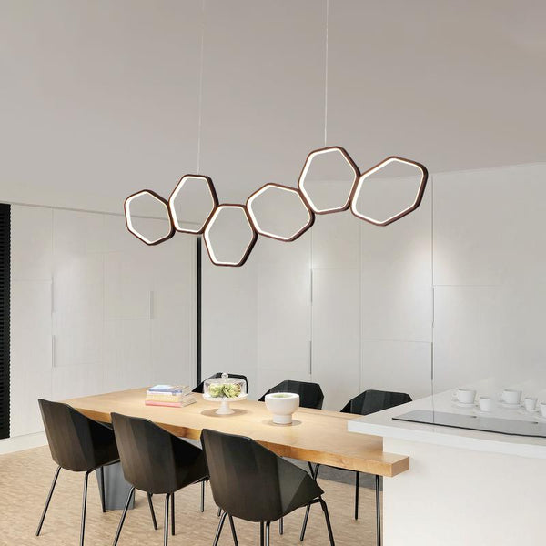 Facet – Art Deco Geometric Acrylic LED Chandelier