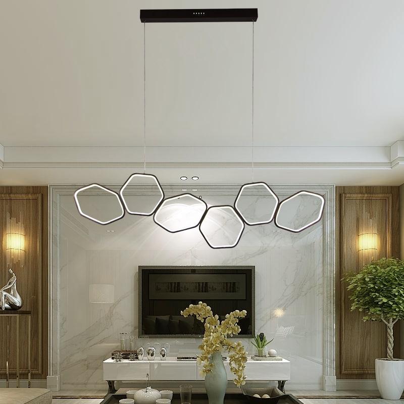 Facet – Art Deco Geometric Acrylic LED Chandelier