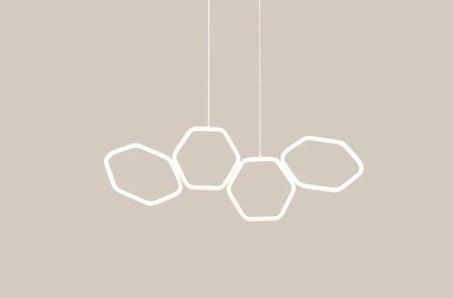 Facet – Art Deco Geometric Acrylic LED Chandelier