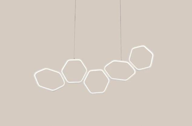 Facet – Art Deco Geometric Acrylic LED Chandelier