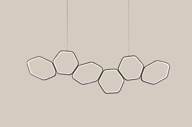 Facet – Art Deco Geometric Acrylic LED Chandelier