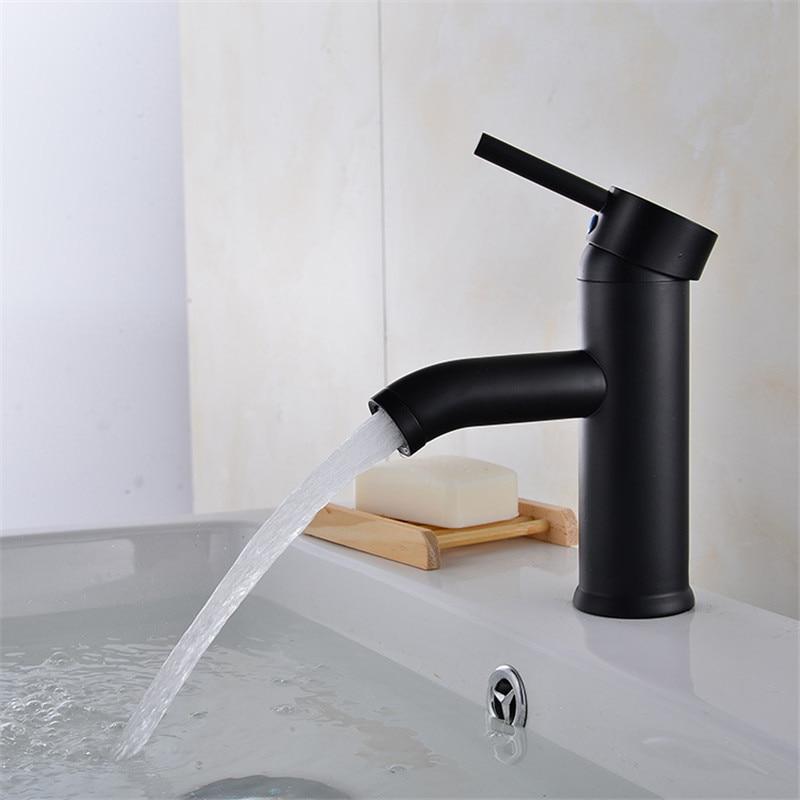 Ludlow – Matte Black Stainless Steel Basin Tap