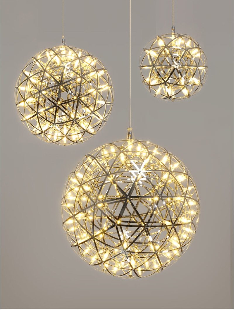 Solenne – Stainless Steel LED Sphere Pendant