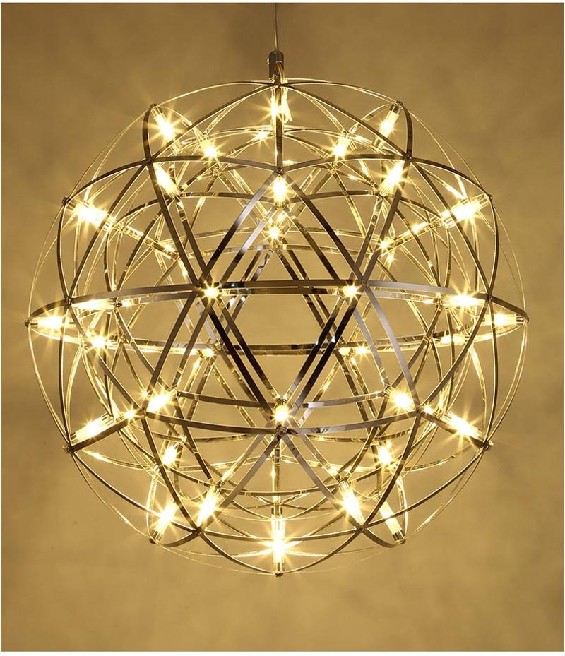 Solenne – Stainless Steel LED Sphere Pendant