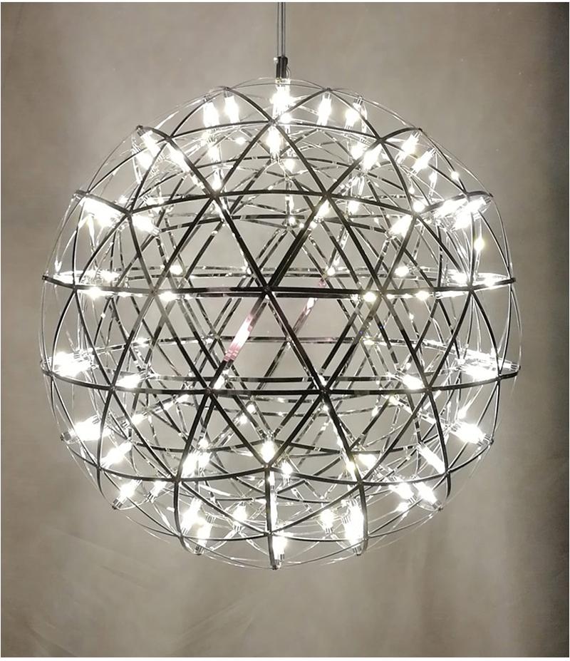 Solenne – Stainless Steel LED Sphere Pendant